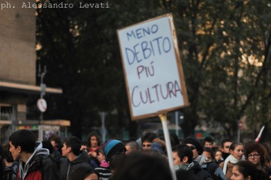 Manifestaciónen Italia