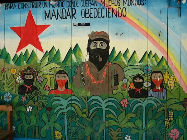 pintura EZLN MANDAR OBEDECIENDO