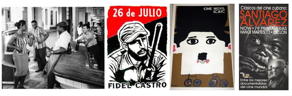 afiches: Alberto Cortés / cine cubano 