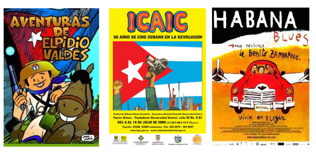 afiches de Alberto Cortés / Cine cubano 