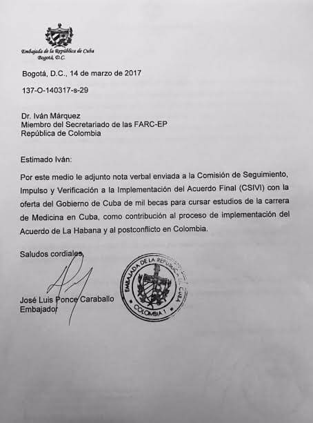 Cuba otorga mil becas para estudiar medicina a jóvenes de las FARC y  víctimas del conflicto – Desinformémonos