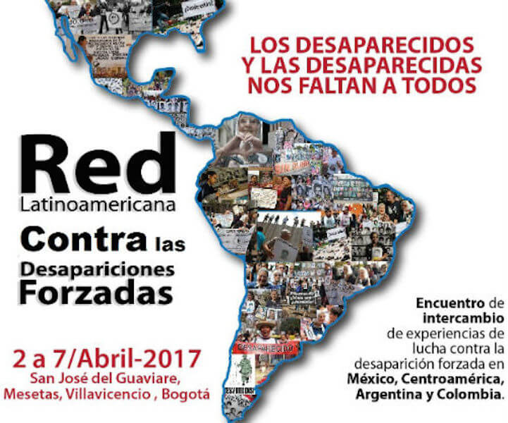 red latinoamericana contra desapariciones forzadas