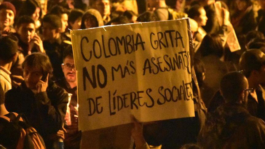 Revelan patrones sistemáticos en asesinatos de líderes sociales en Colombia