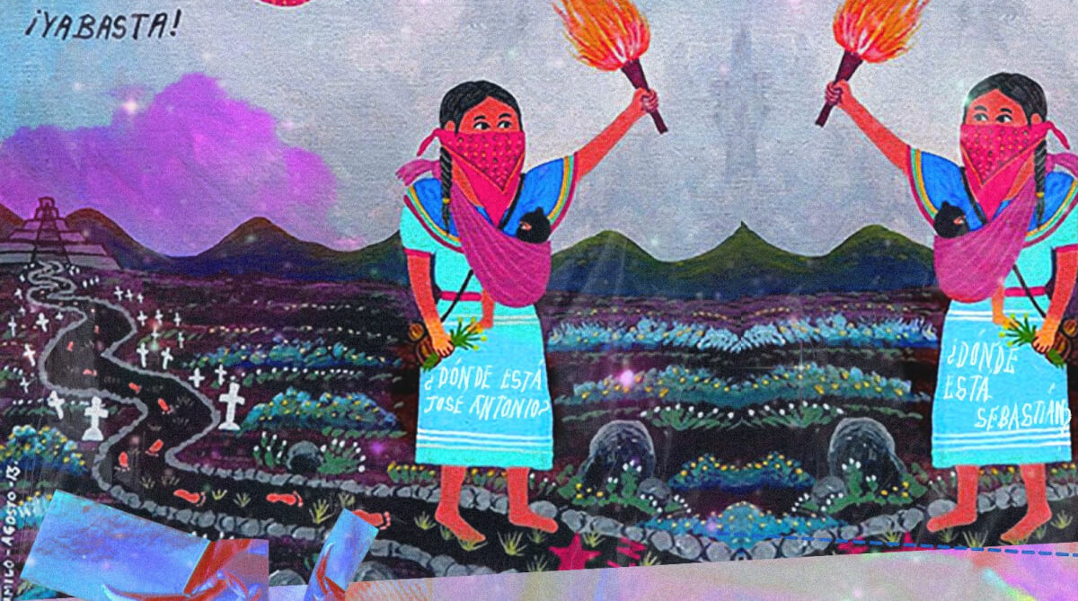 Convocan a campaña artística para exigir aparición con vida de Bases de Apoyo zapatistas